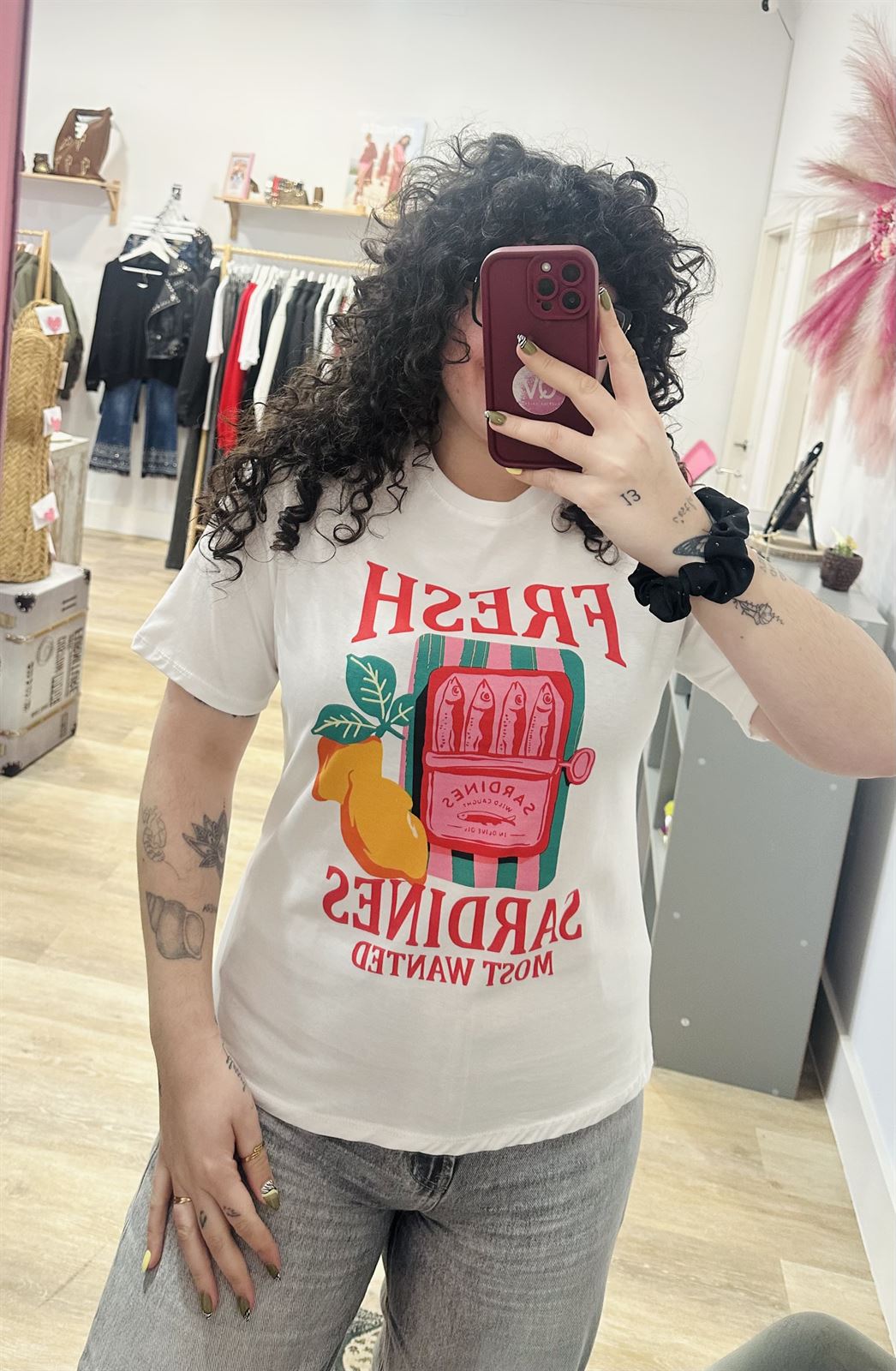 CAMISETA SARDINA LIMÓN - Imagen 2