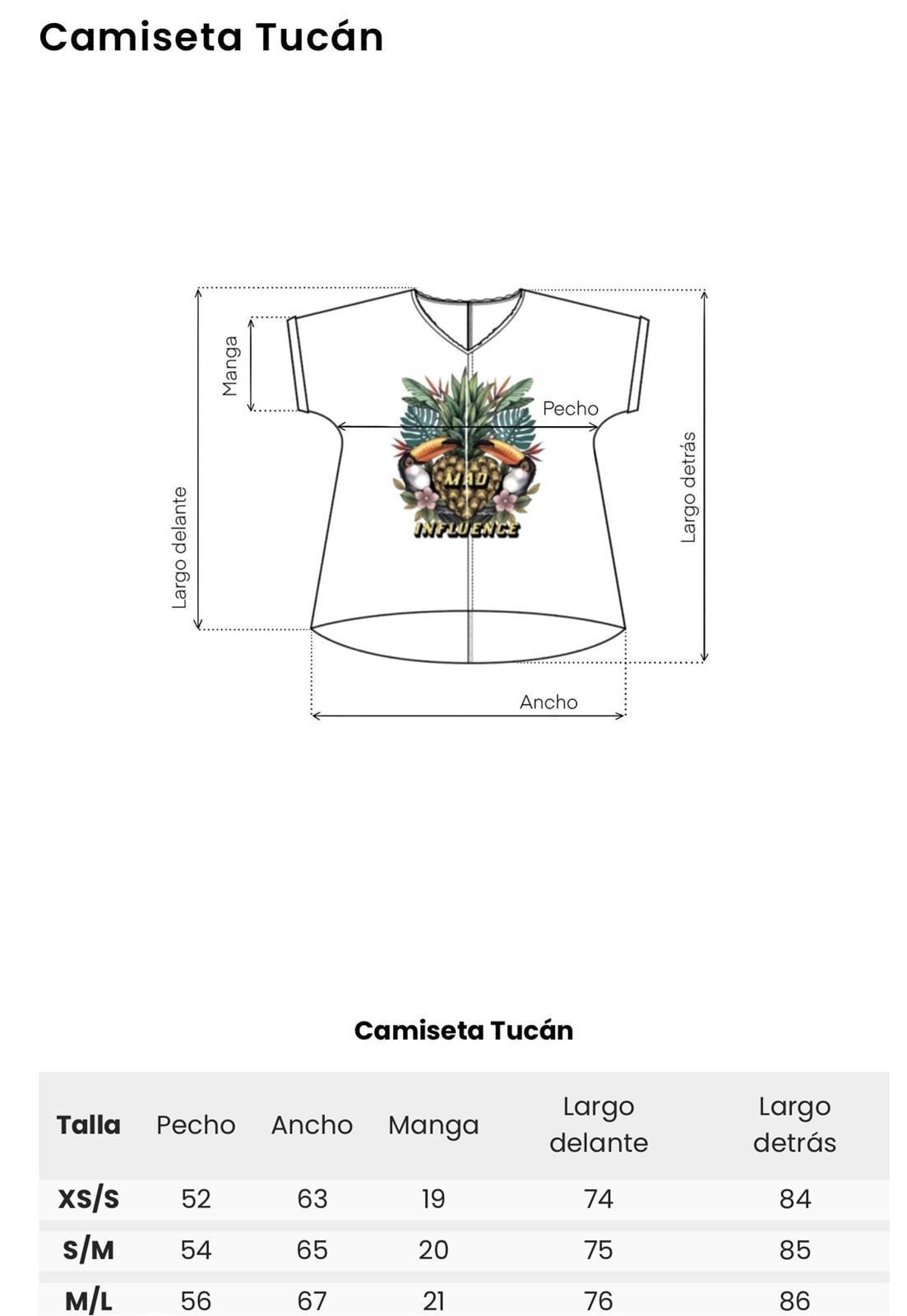 CAMISETA TUCÁN MAD INFLUENCE - Imagen 5