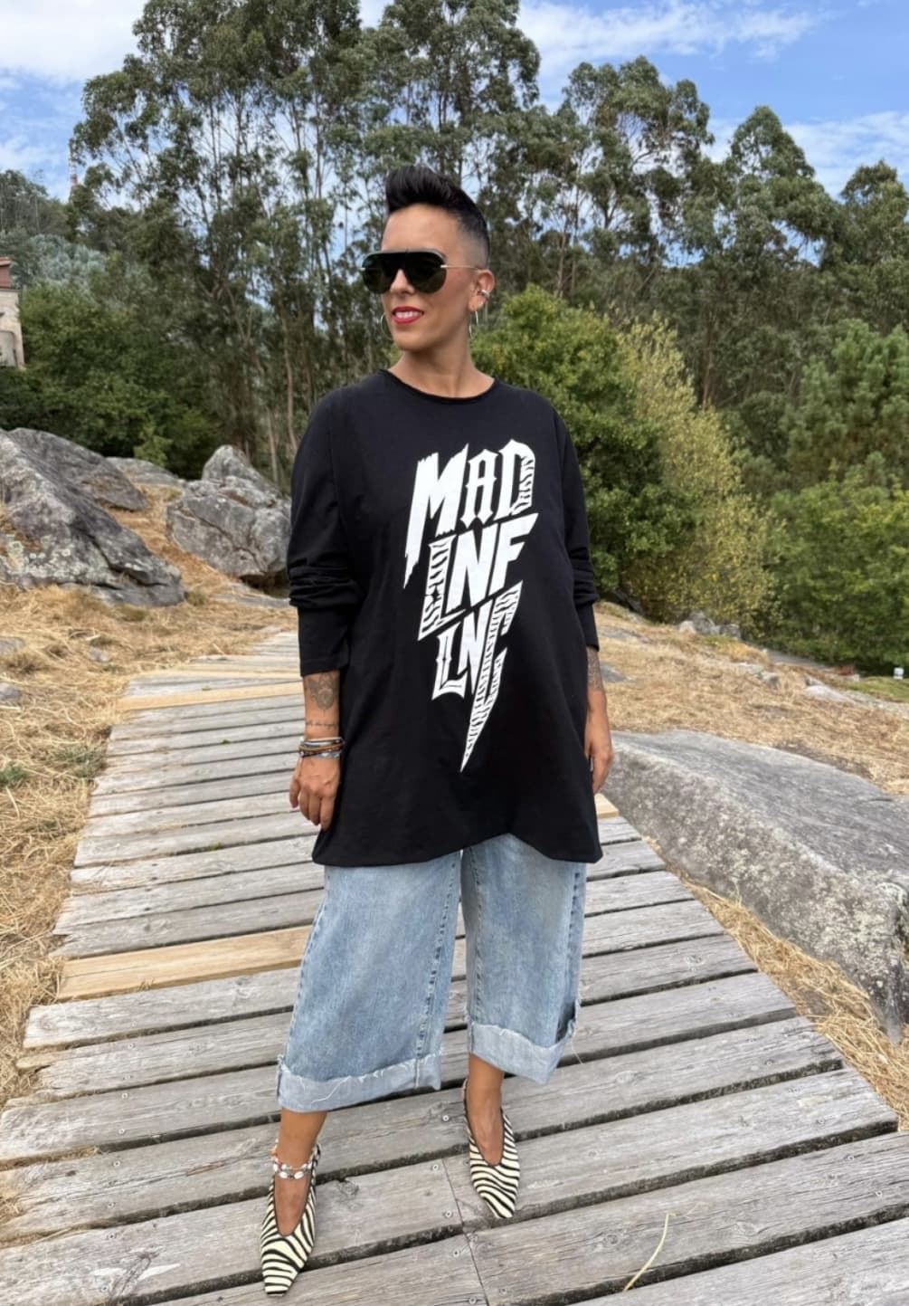 CAMISETA/VESTIDO RAYO MAD INFLUENCE - Imagen 2