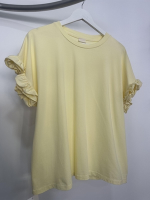 CAMISETA VOLANTE AMARILLO - Imagen 1