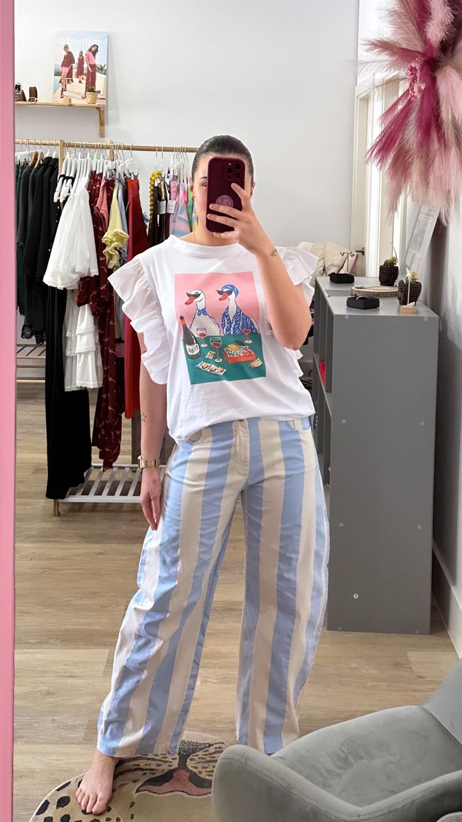 CAMISETA VOLANTE PATOS - Imagen 3