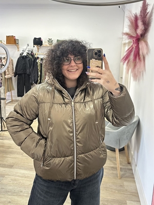 CAZADORA ACOLCHADA KAKI - Imagen 1