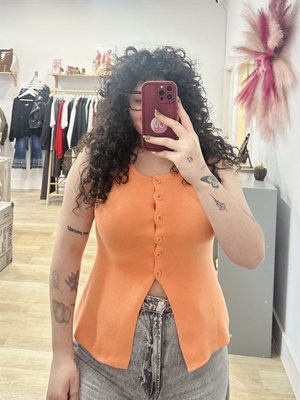 CHALECO PUNTO NARANJA - Imagen 1