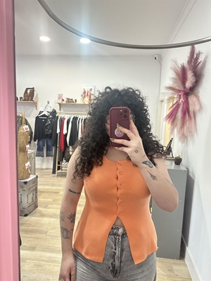 CHALECO PUNTO NARANJA - Imagen 2