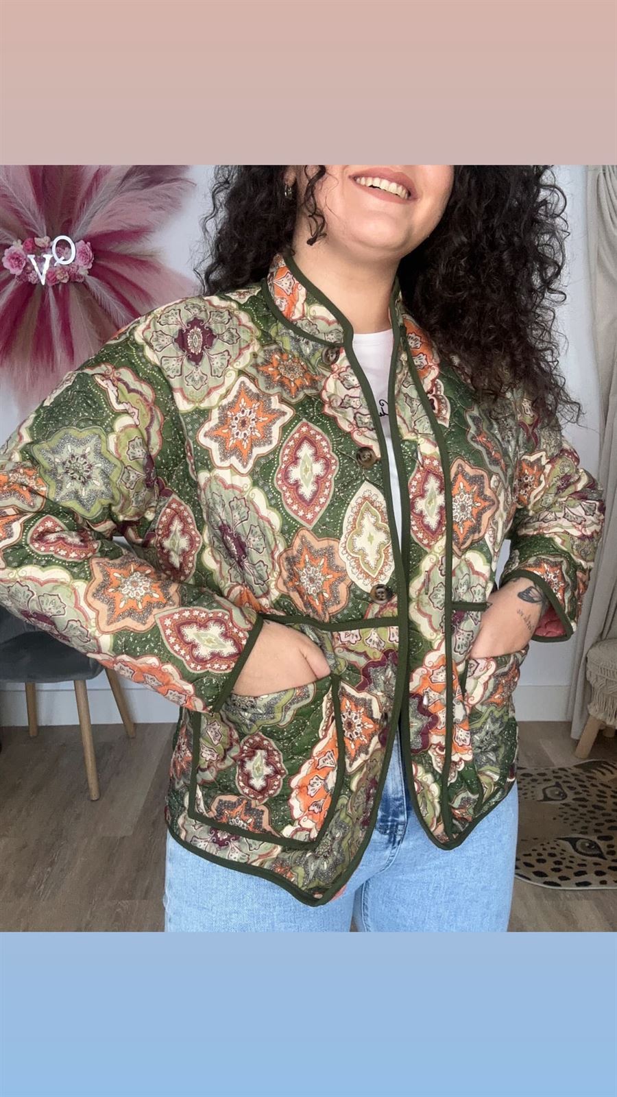CHAQUETA GUATEADA SAMAI - Imagen 1