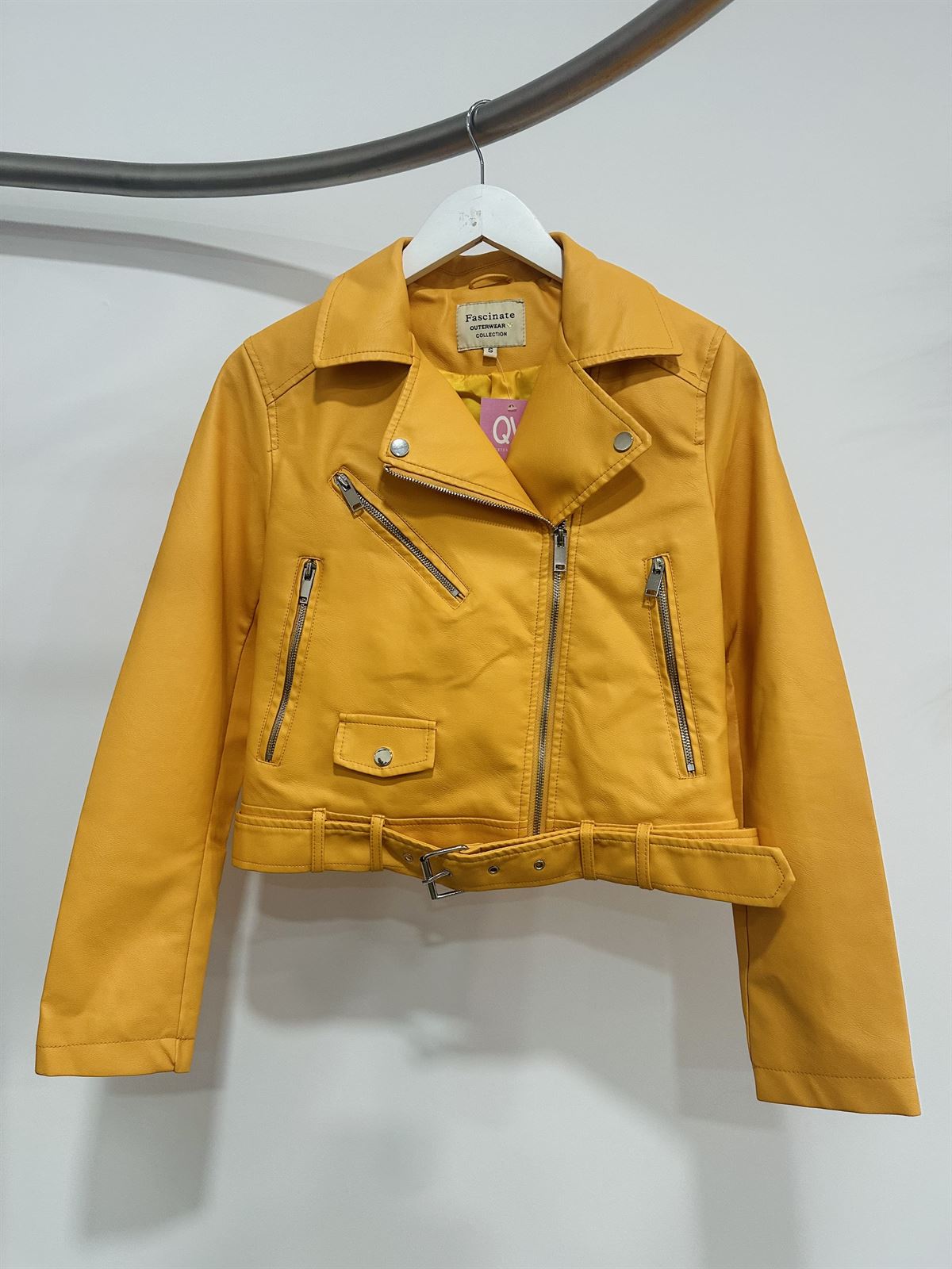 CHAQUETA POLIPIEL NARANJA - Imagen 1