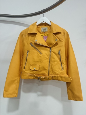 CHAQUETA POLIPIEL NARANJA - Imagen 1