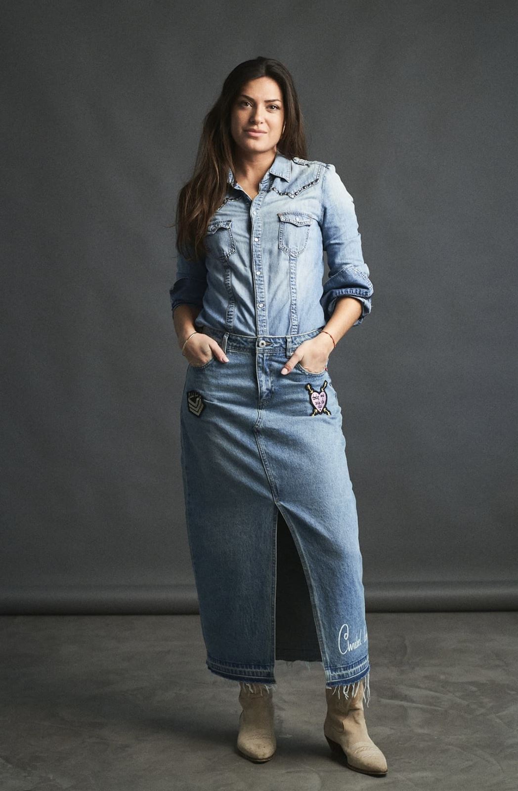 FALDA DENIM ANABEL LEE - Imagen 1