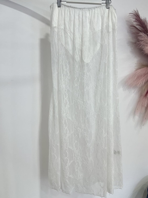FALDA ENCAJE BLANCA - Imagen 2
