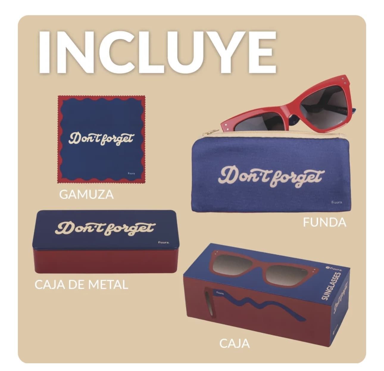 GAFAS DE SOL “DON’T FORGET” FISURA - Imagen 4