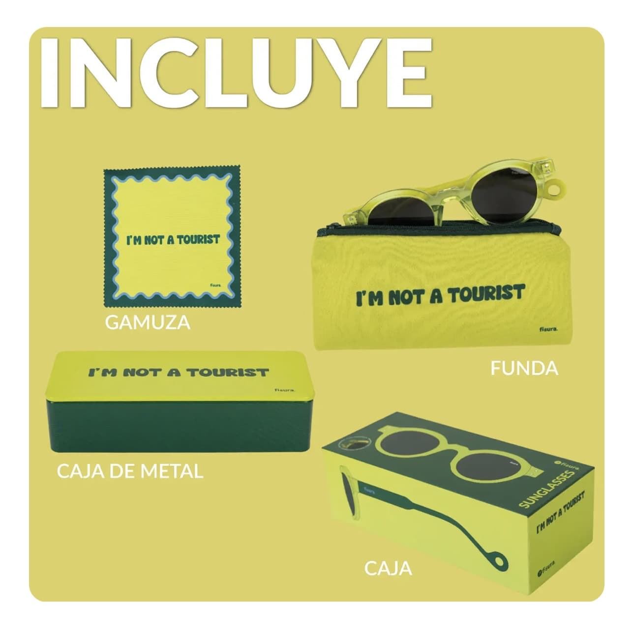 GAFAS DE SOL “I’M NOT A TOURIST” FISURA - Imagen 5