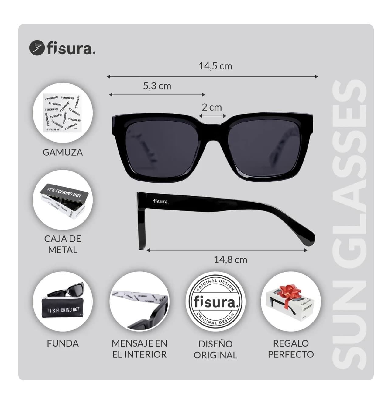 GAFAS DE SOL “IT’S FUCKING HOT” FISURA - Imagen 4