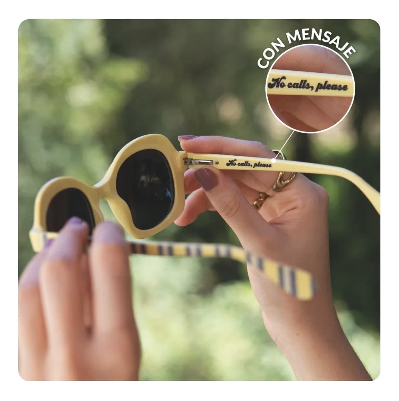 GAFAS DE SOL “NO CALLS, PLEASE” FISURA - Imagen 3