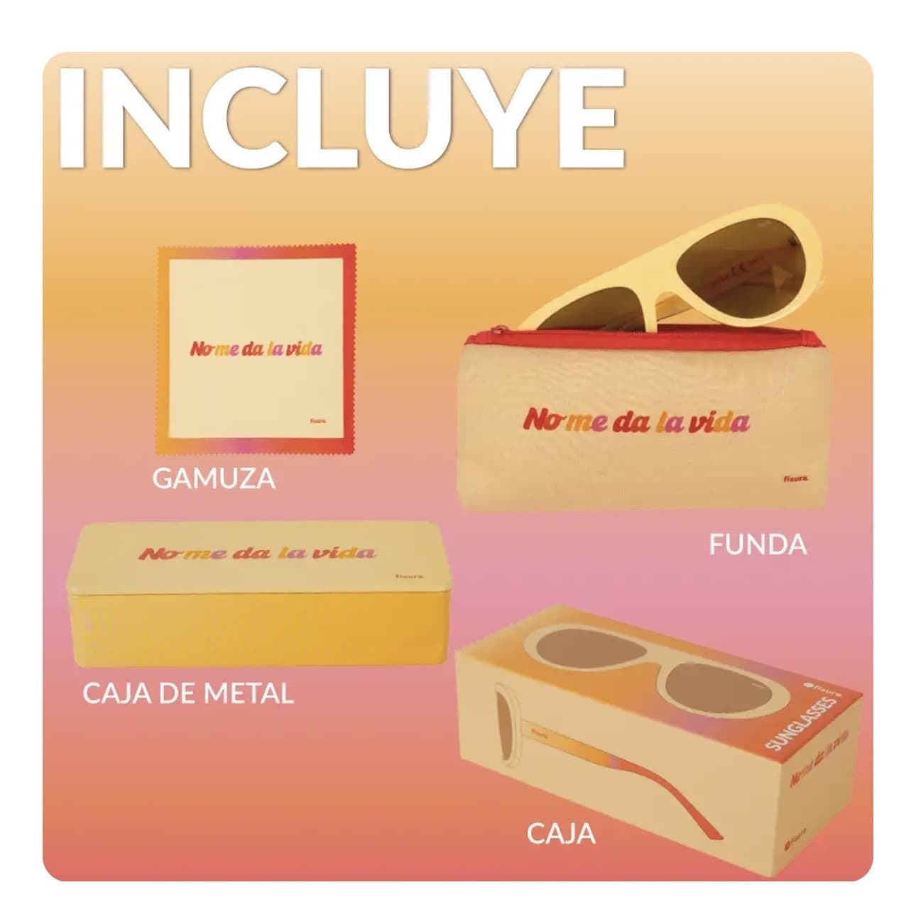 GAFAS DE SOL “NO ME DA LA VIDA” FISURA - Imagen 6