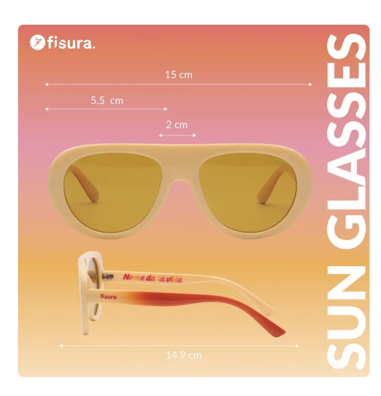 GAFAS DE SOL “NO ME DA LA VIDA” FISURA - Imagen 7