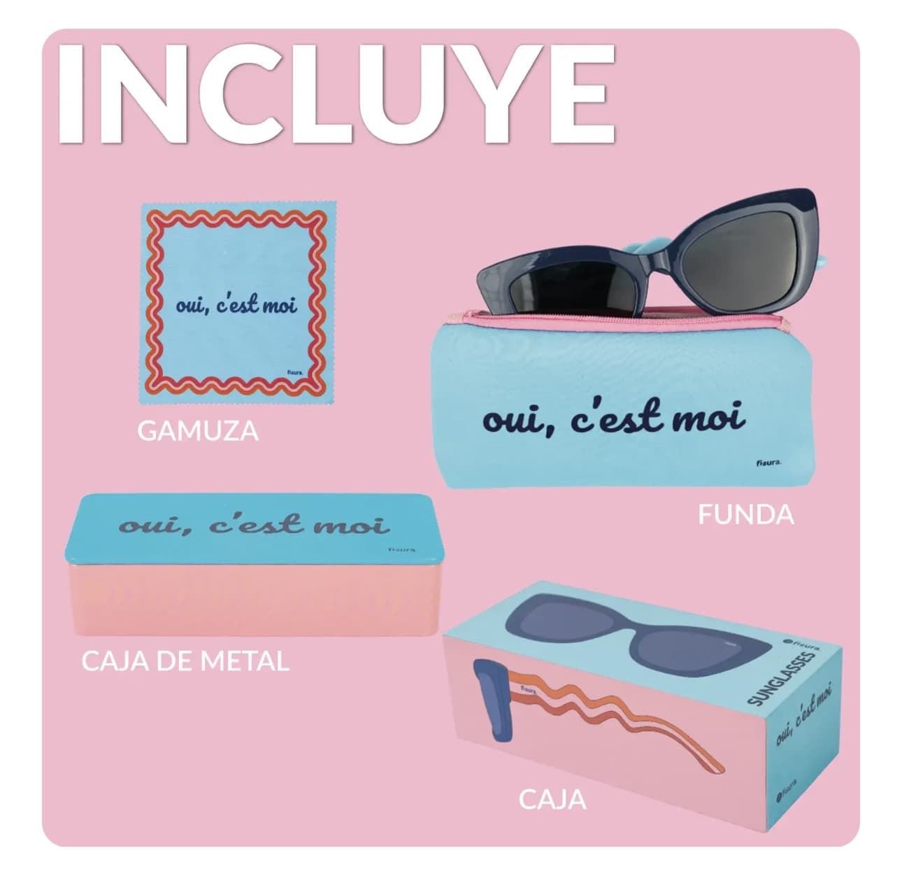 GAFAS DE SOL ONDAS “OUI C’EST MOI” FISURA - Imagen 5