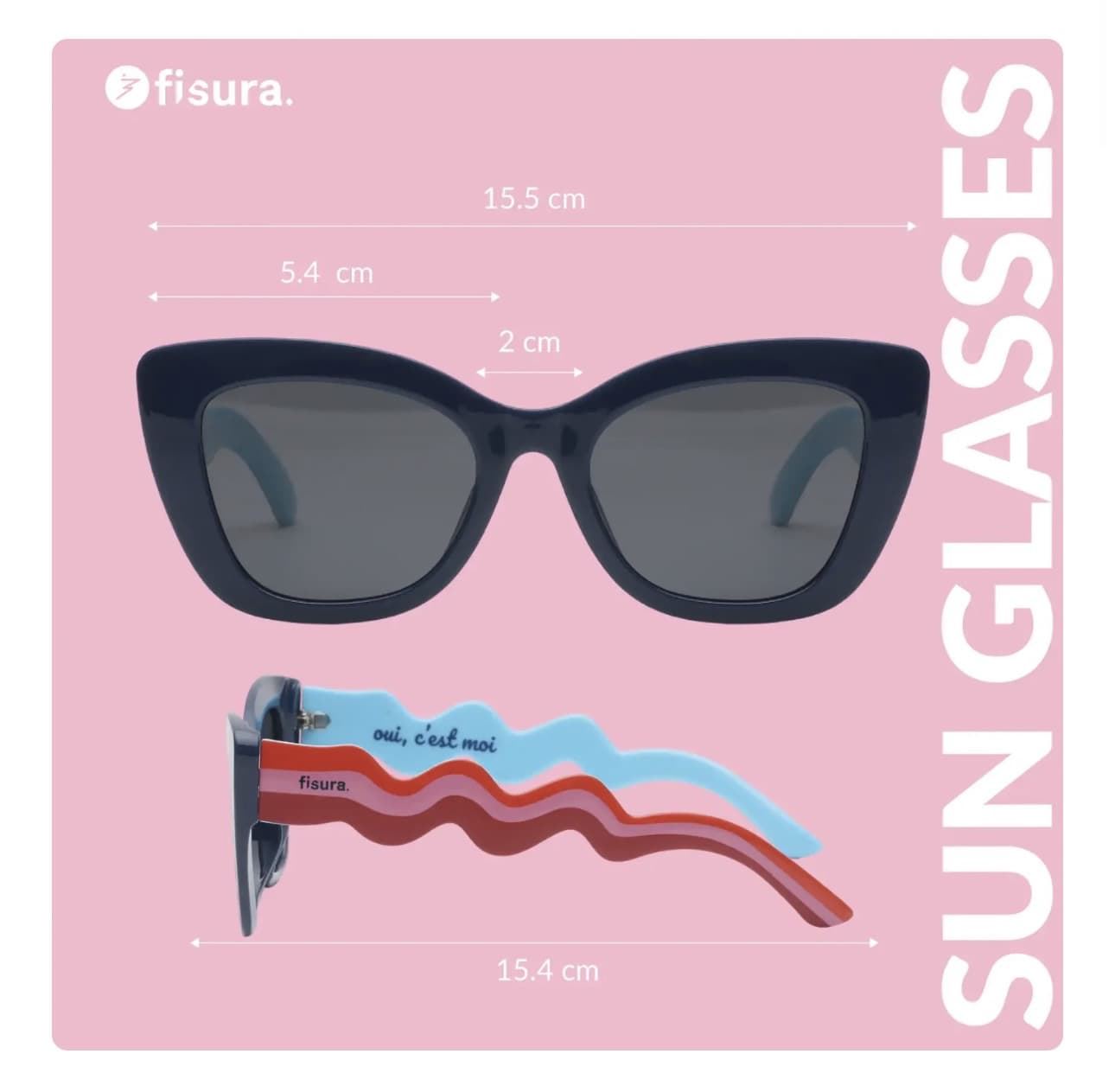 GAFAS DE SOL ONDAS “OUI C’EST MOI” FISURA - Imagen 6
