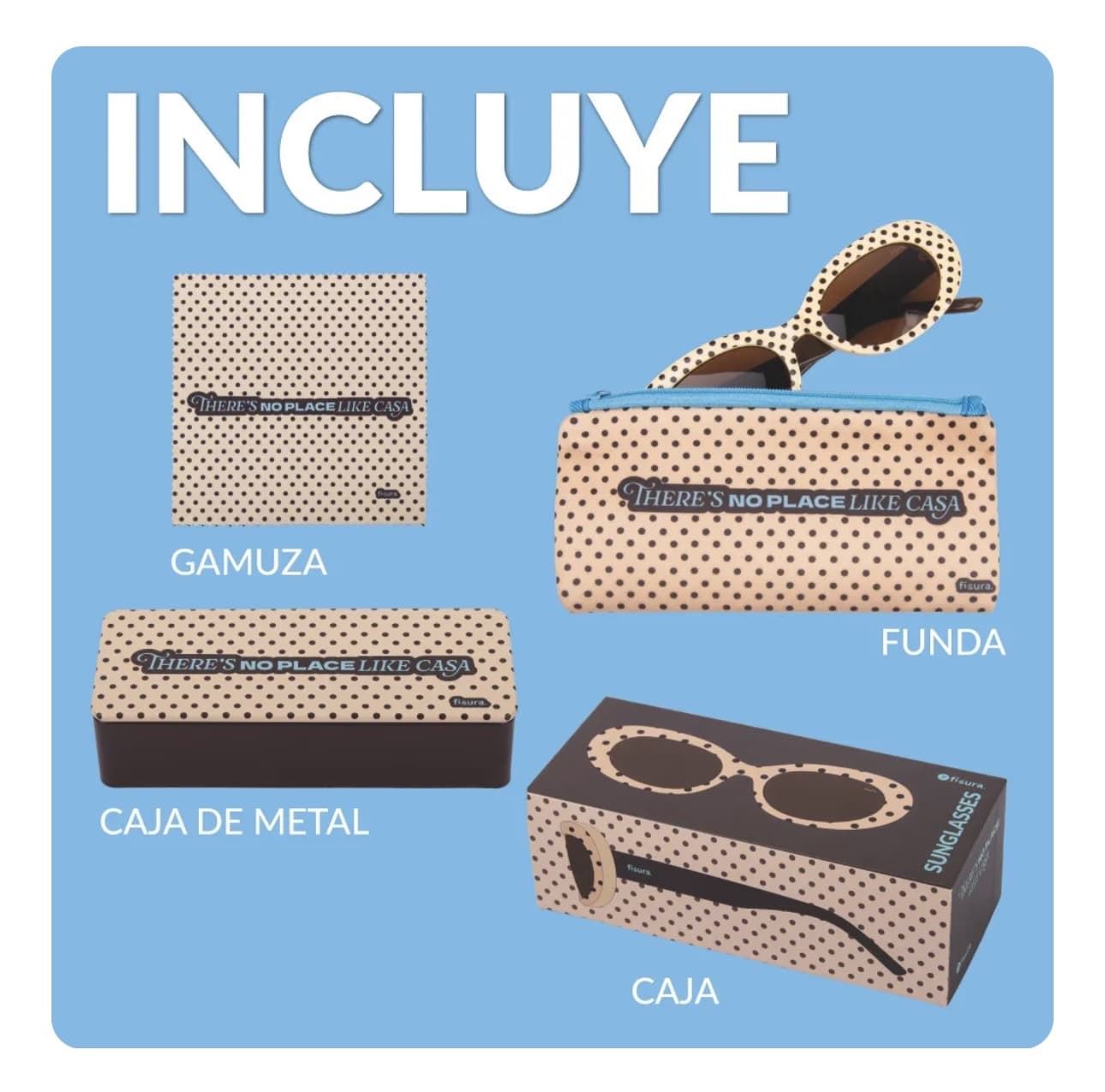 GAFAS DE SOL “THERE’S NO PLACE LIKE CASA” FISURA - Imagen 4