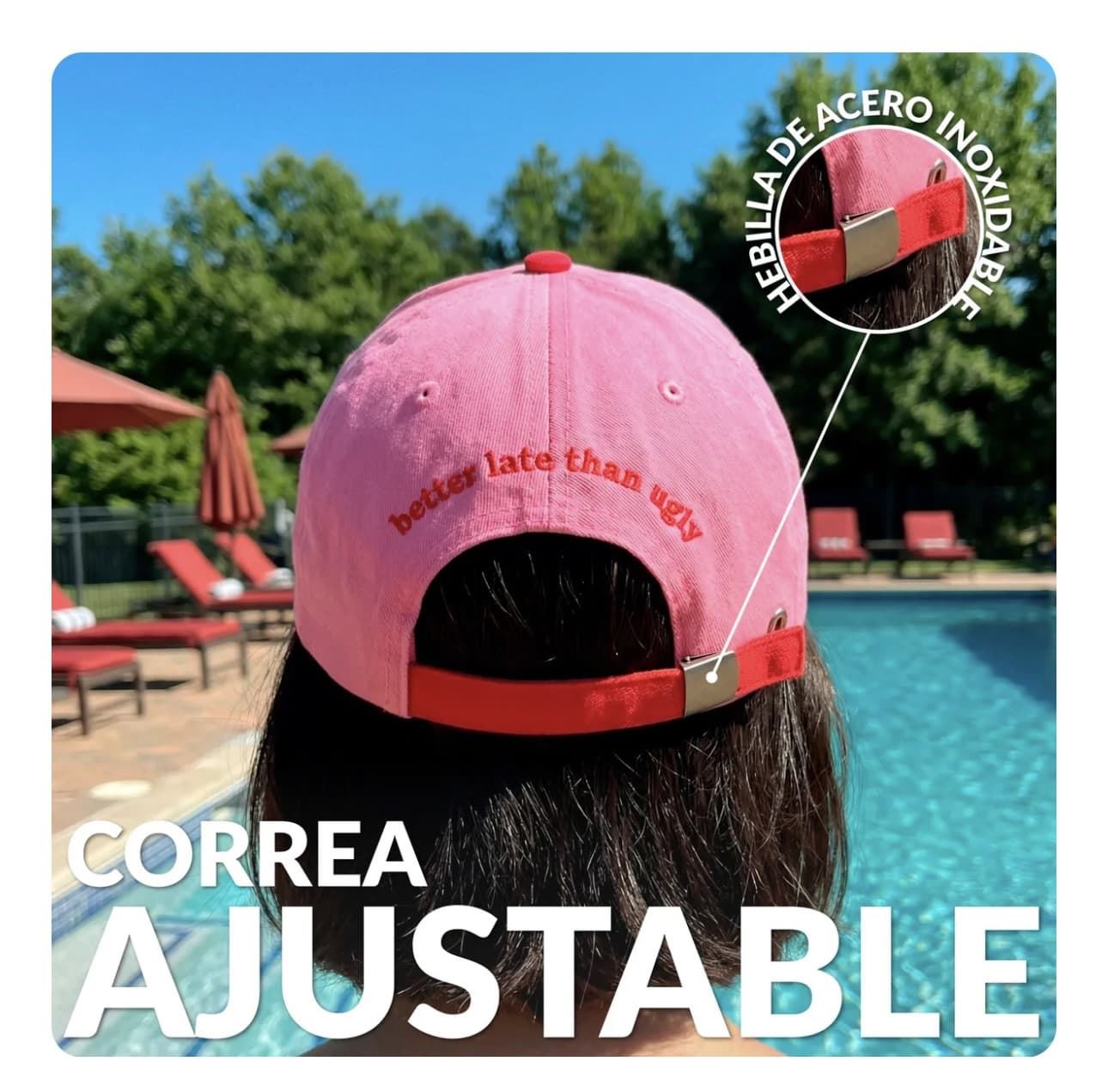 GORRA “BETTER LATE THAN UGLY” FISURA - Imagen 2