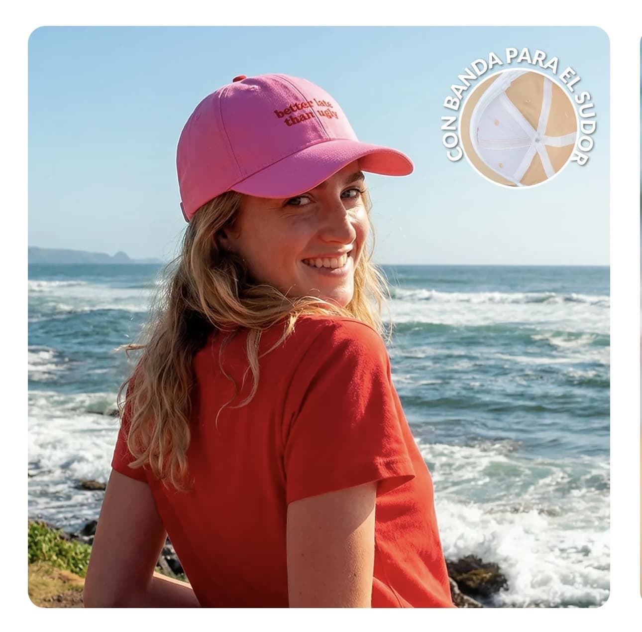 GORRA “BETTER LATE THAN UGLY” FISURA - Imagen 4