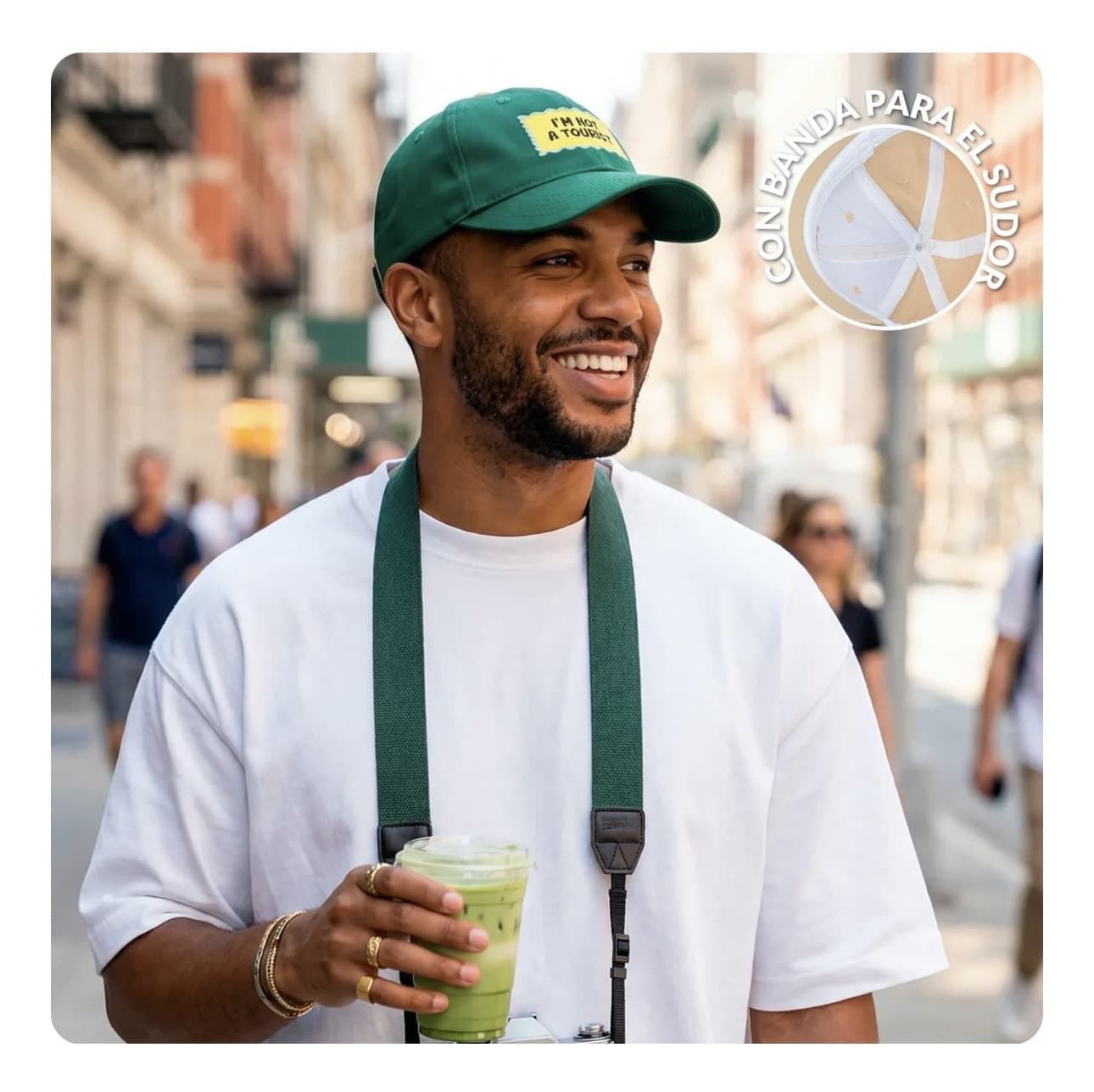 GORRA “I’M NOT A TOURIST” FISURA - Imagen 4