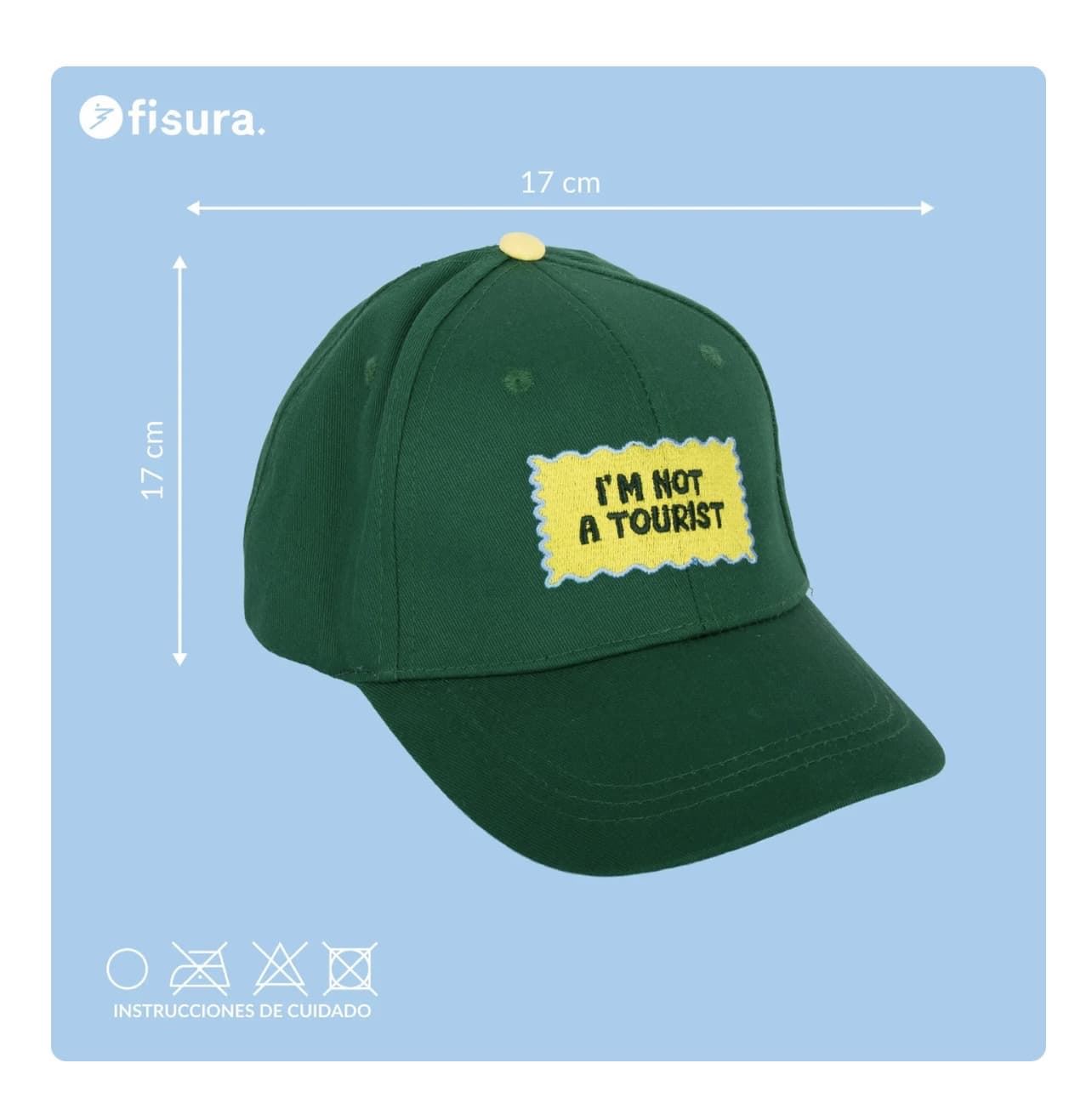 GORRA “I’M NOT A TOURIST” FISURA - Imagen 5