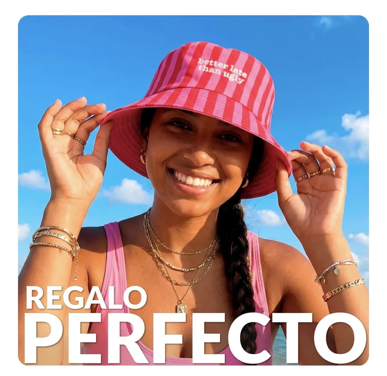 GORRO PESCADOR “BETTER LATE THAN UGLY” FISURA - Imagen 6