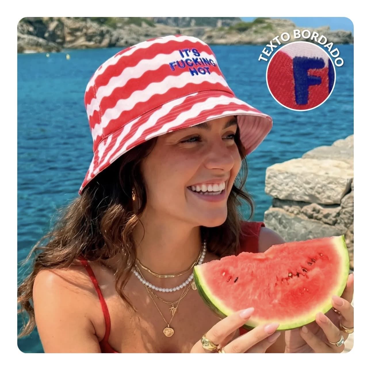GORRO PESCADOR “IT’S FUCKING HOT” FISURA - Imagen 3