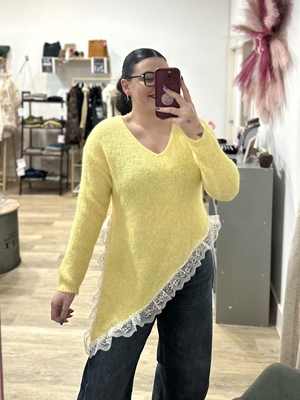 JERSEY ASIMÉTRICO AMARILLO - Imagen 1