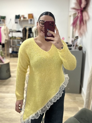 JERSEY ASIMÉTRICO AMARILLO - Imagen 2