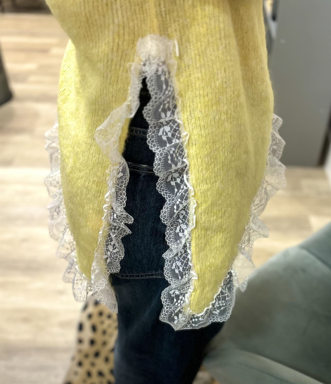 JERSEY ASIMÉTRICO AMARILLO - Imagen 3