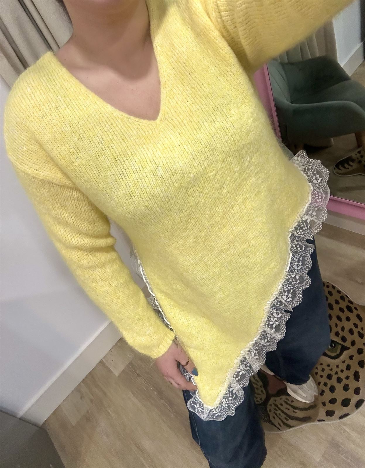 JERSEY ASIMÉTRICO AMARILLO - Imagen 4