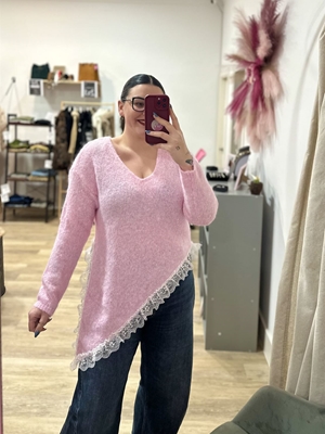 JERSEY ASIMÉTRICO ROSA - Imagen 1