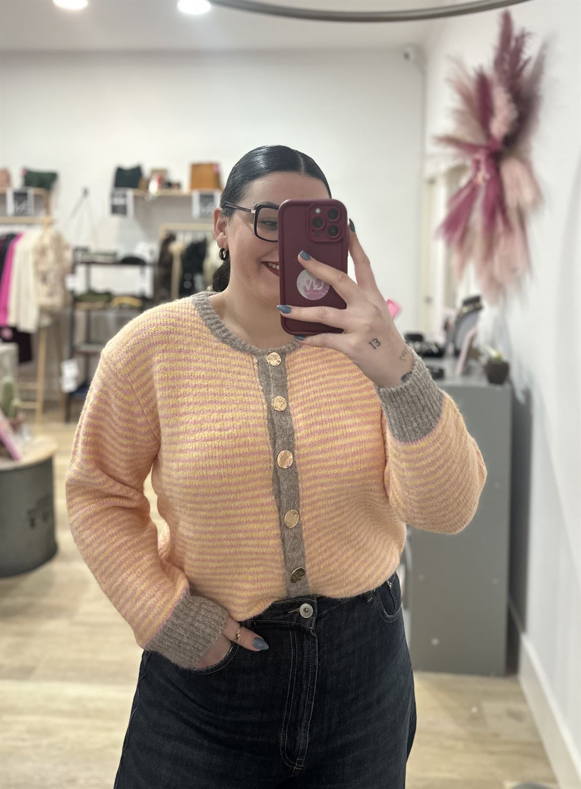 JERSEY CHAQUETA RAYAS - Imagen 1