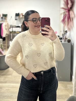 JERSEY CORAZÓN CRUDO - Imagen 1