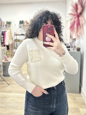 JERSEY CRUDO CROCHET - Imagen 1