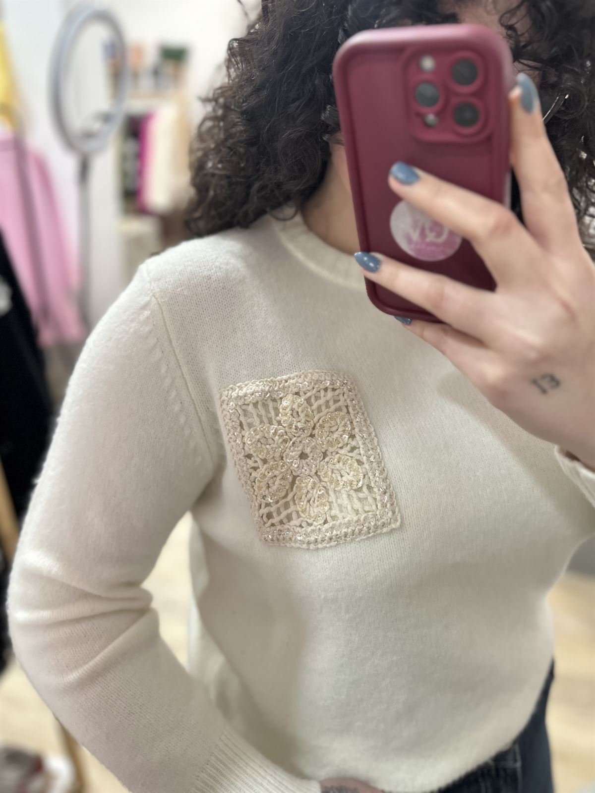 JERSEY CRUDO CROCHET - Imagen 3