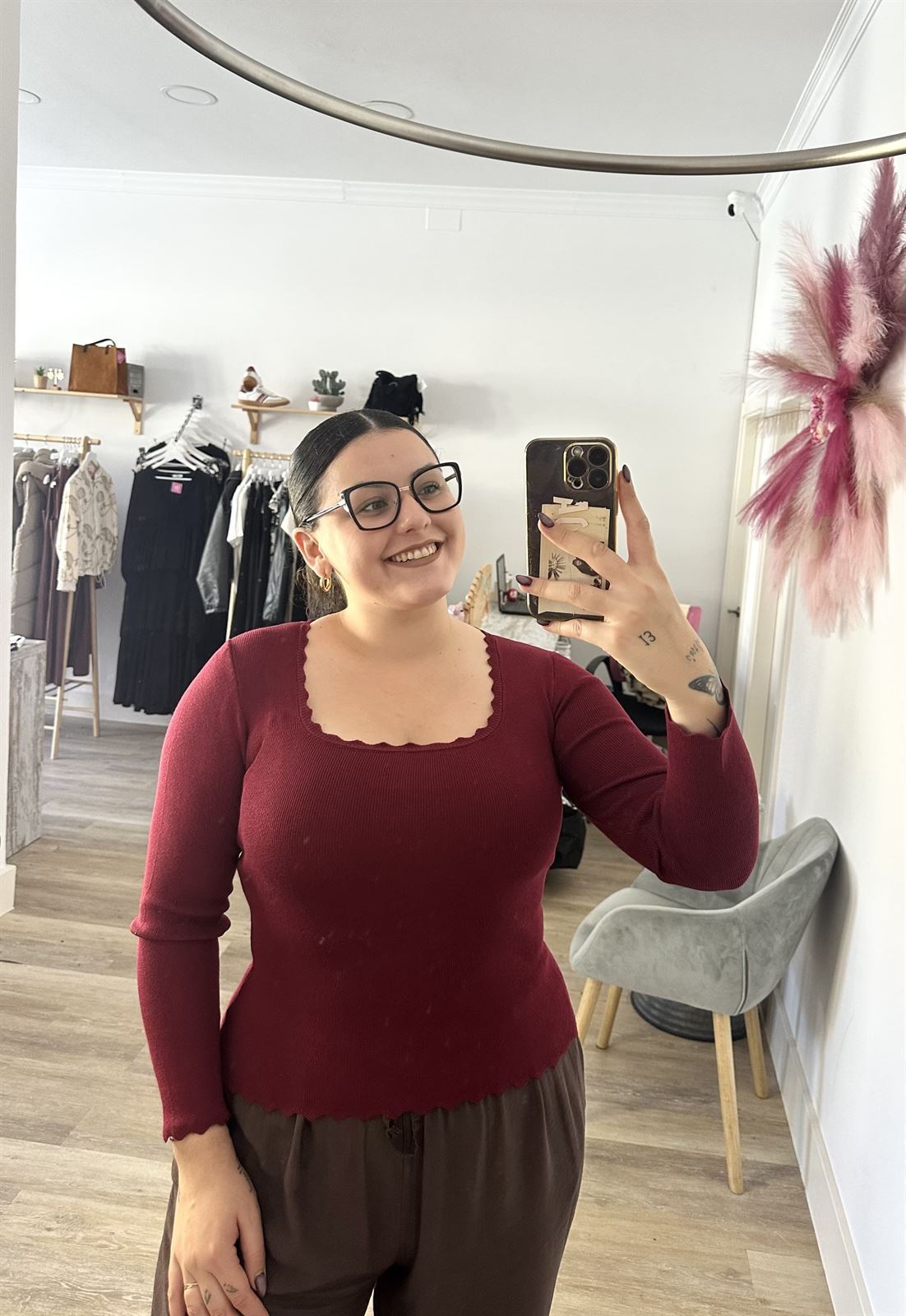 JERSEY PUNTO BURDEOS - Imagen 1