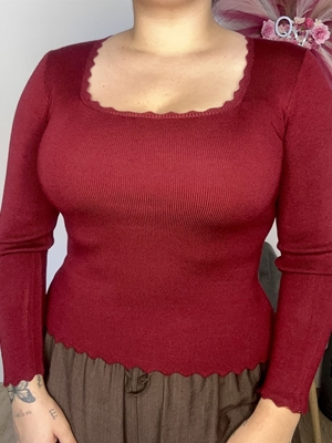 JERSEY PUNTO BURDEOS - Imagen 2