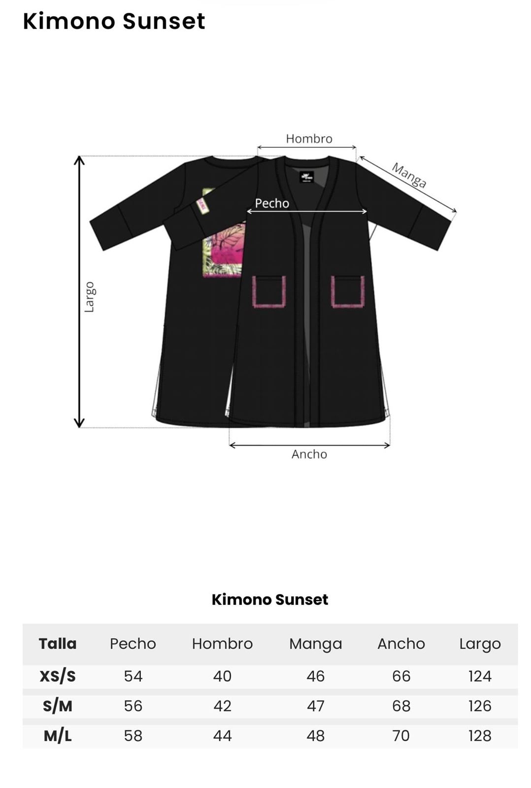 KIMONO SUNSET MAD INFLUENCE - Imagen 4