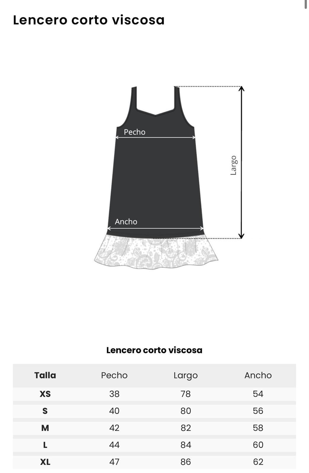 LENCERO CORTO VISCOSA MAD INLUENCE - Imagen 4