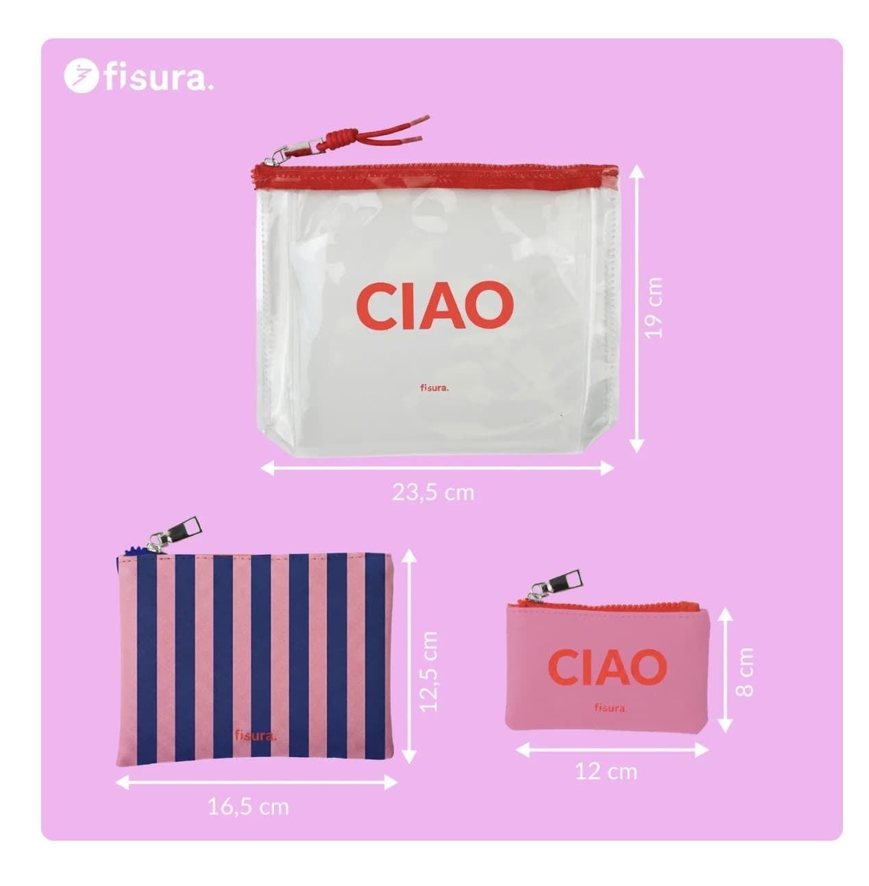 NECESER TRIPLE “CIAO” FISURA - Imagen 4