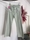 PANTALÓN FLARE VERDE AGUA - Imagen 1