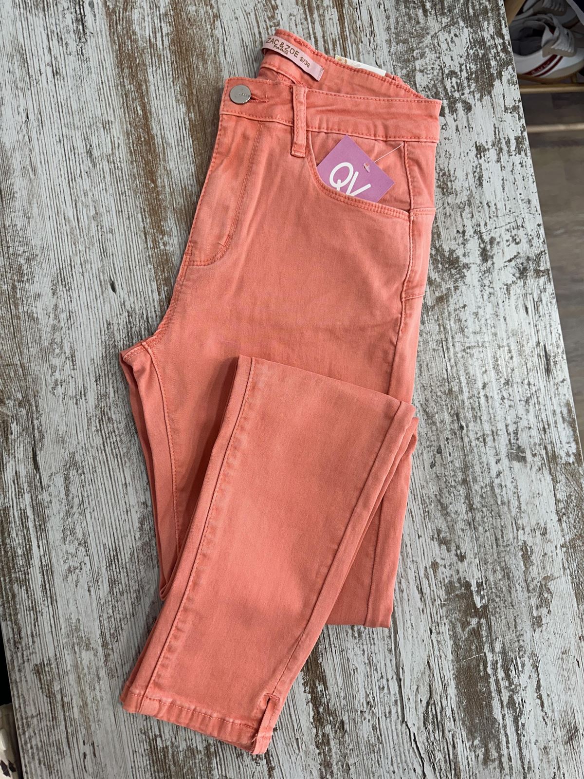 PANTALÓN PITILLO CORAL - Imagen 2