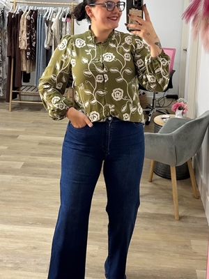 PANTALÓN VAQUERO WIDE LEG - Imagen 1