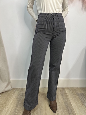 PANTALÓN WIDE LEG RAYAS - Imagen 1