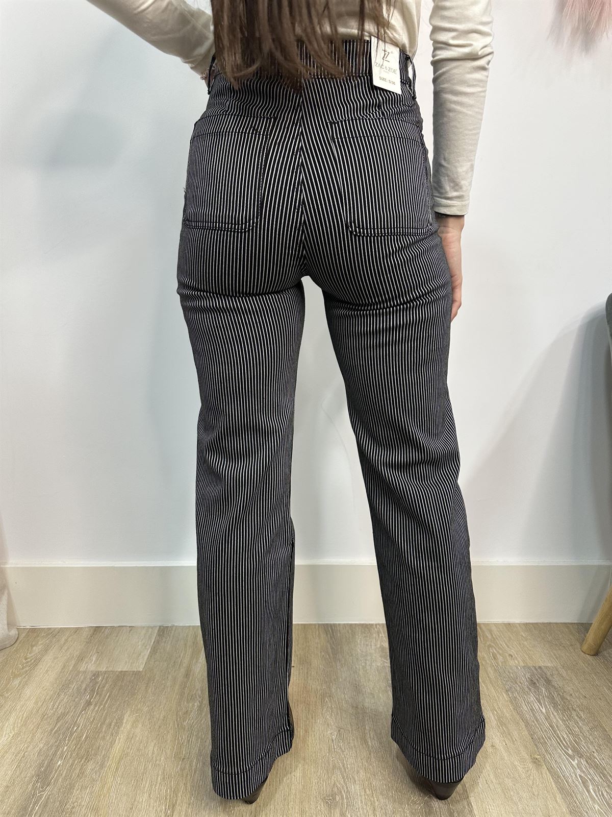 PANTALÓN WIDE LEG RAYAS - Imagen 3