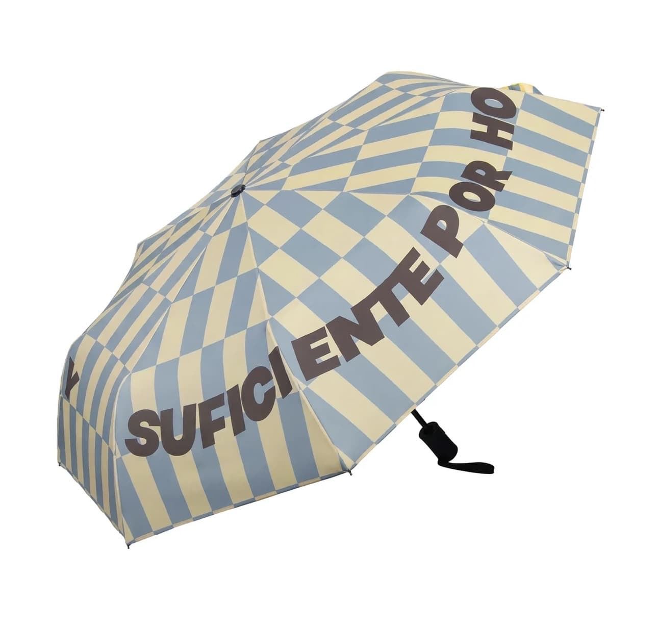 PARAGUAS PLEGABLE “SUFICIENTE POR HOY” FISURA - Imagen 1