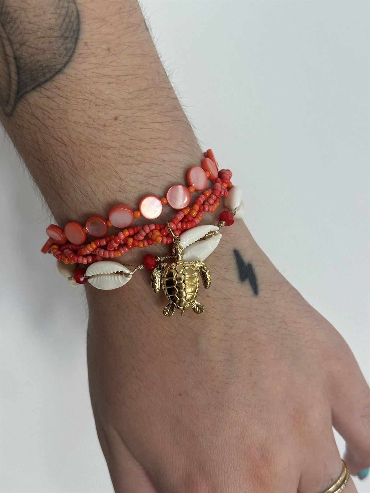 PULSERA TRIPLE TORTUGA - Imagen 1