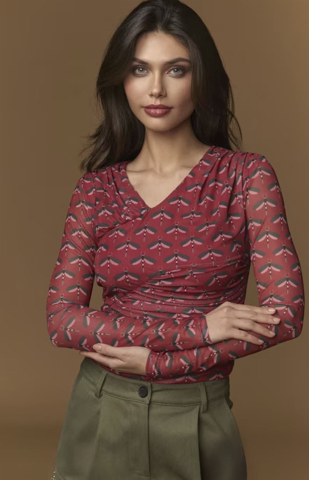 RED DRAGONFLY TOP MINUETO - Imagen 1